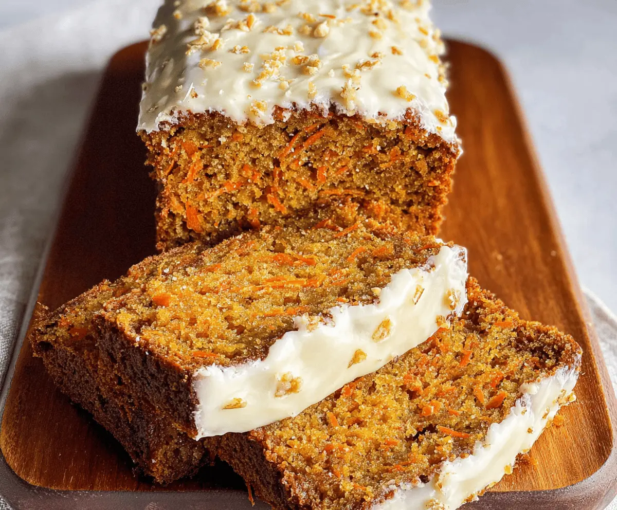 Easy Moist Carrot Bread Recipe