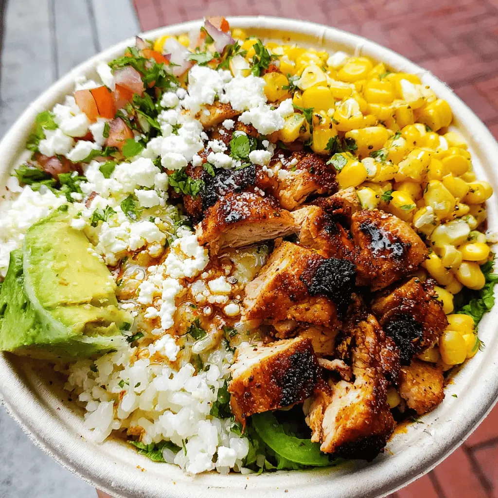Easy Street Corn Chicken Rice Bowl Recipe