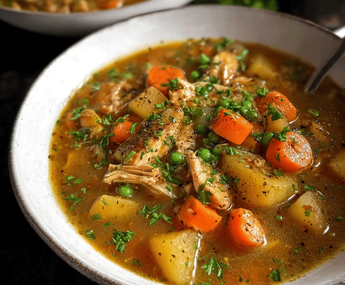 Easy Slow Cooker Chicken Stew Recipe for Cozy Dinners