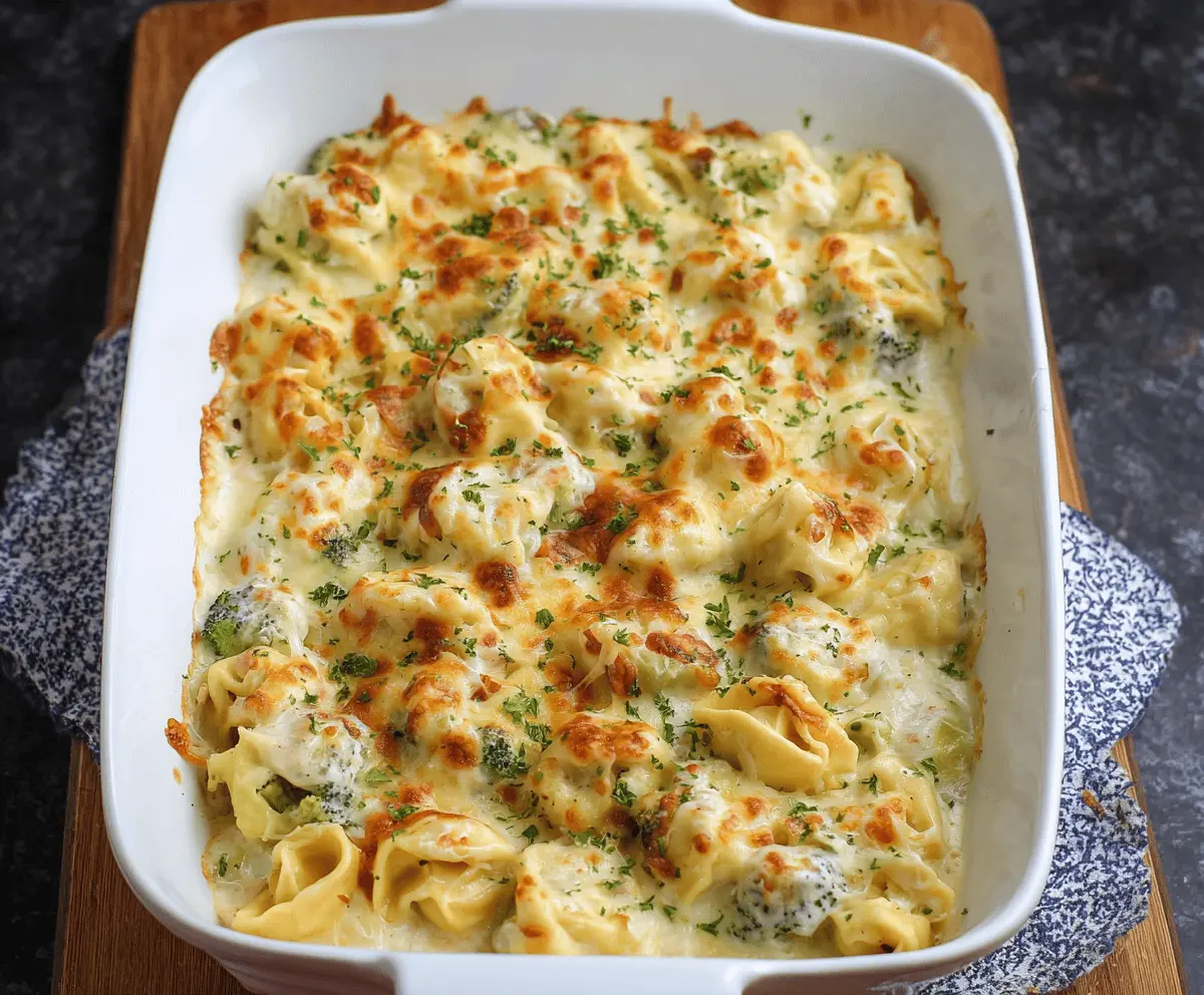 Alfredo Tortellini Bake