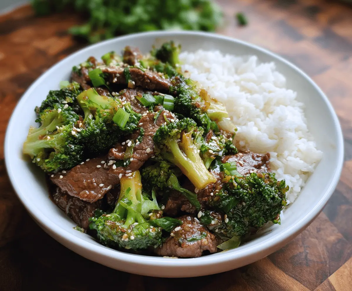 Chinese Beef and Broccoli