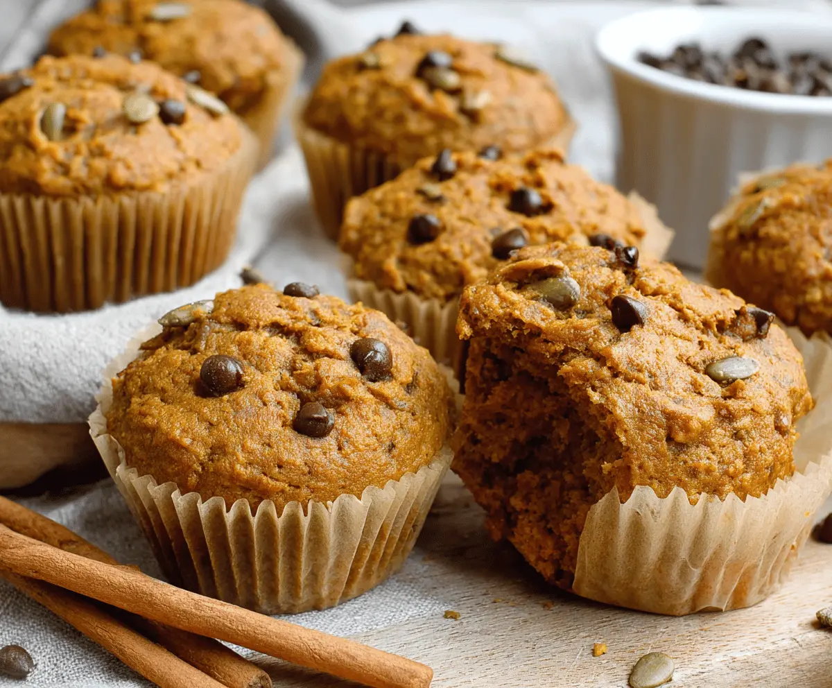 Healthy Flourless Pumpkin Muffins
