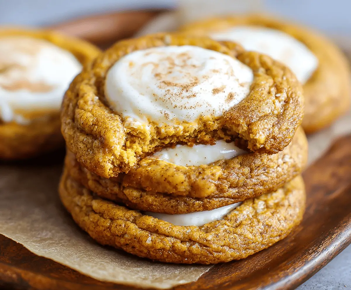 Pumpkin Cheesecake Cookies