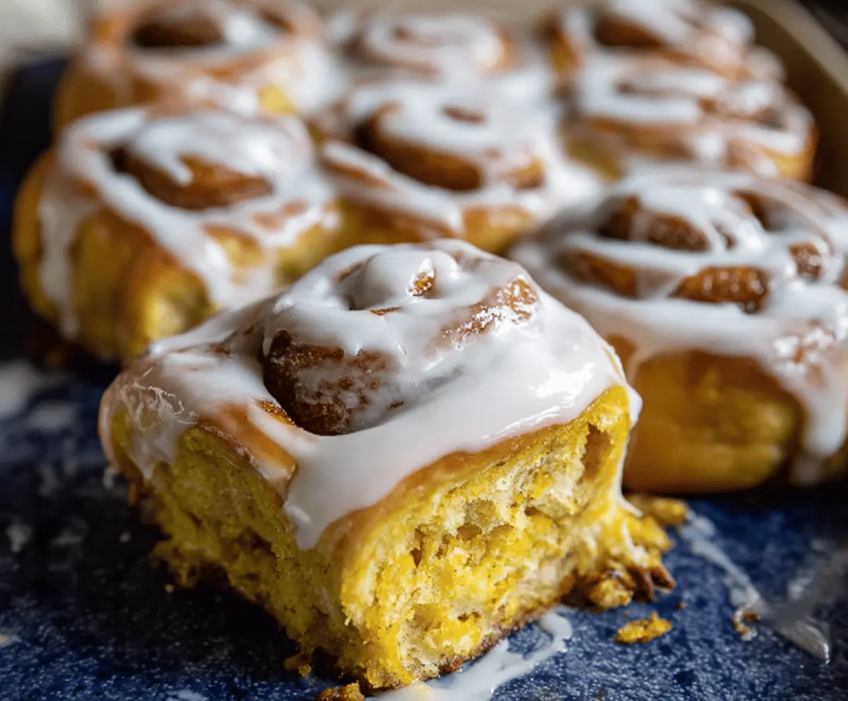 Pumpkin Cinnamon Rolls
