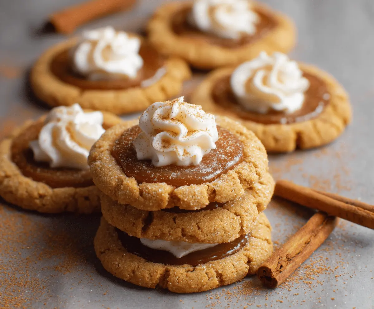 Pumpkin Pie Cookies
