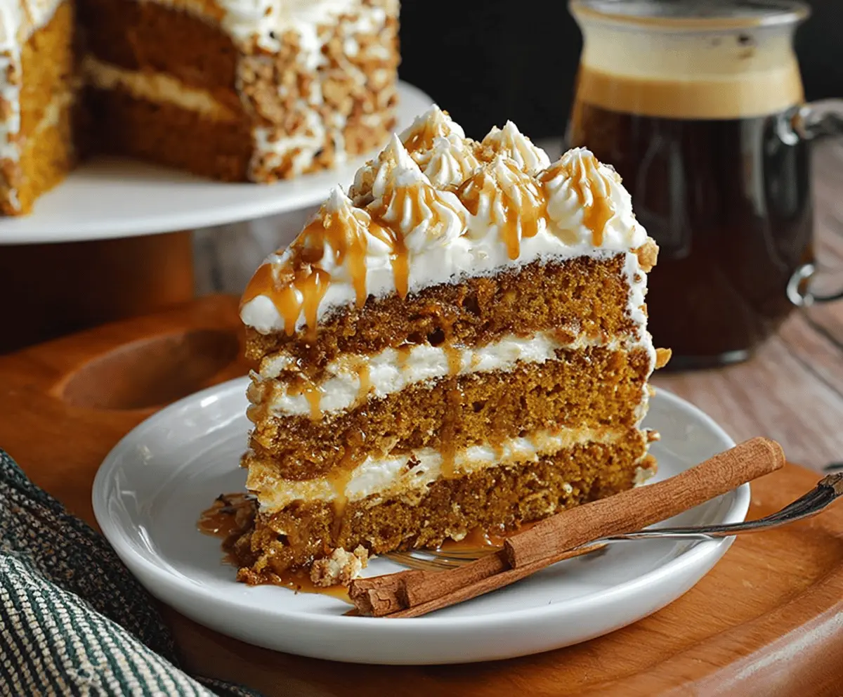 Pumpkin Spice Latte Cake
