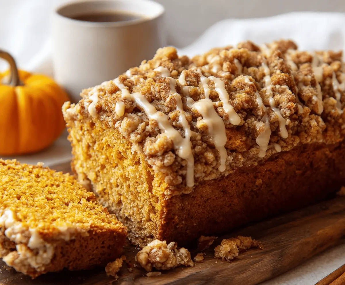 Pumpkin Streusel Bread