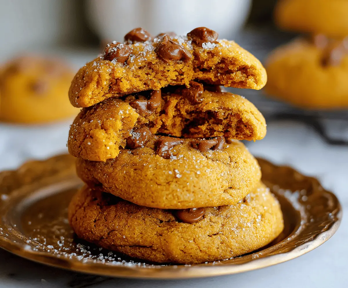 Soft Pumpkin Pie Cookies