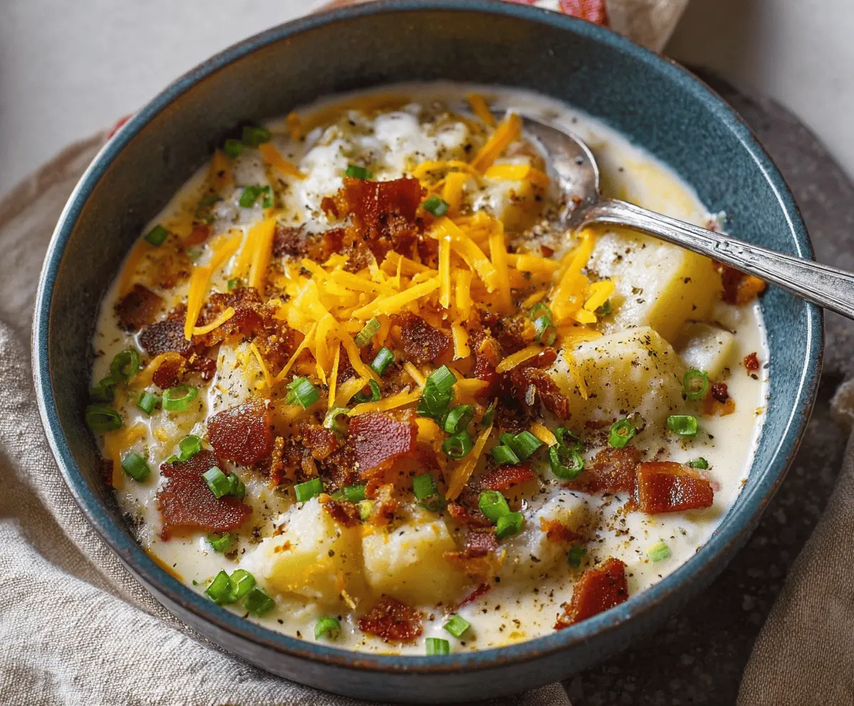 Baked Potato Soup Comfort Meal