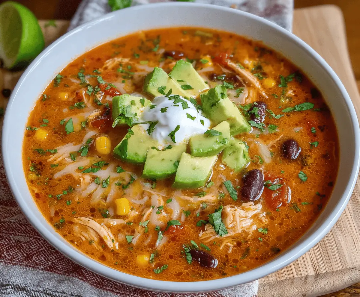 Chicken Enchilada Soup