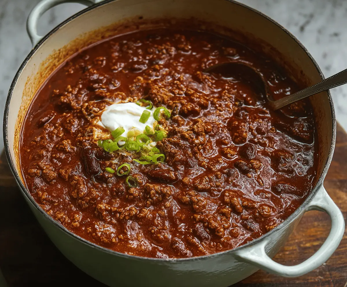 Easy Classic Beef Chili Recipe for Hearty Comfort
