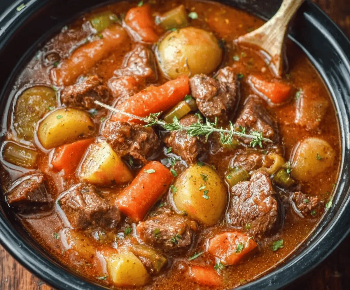 Crockpot Beef Stew Recipe