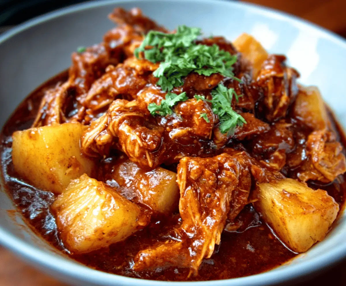 Easy Crockpot Pineapple BBQ Chicken Recipe for Tender, Sweet & Tangy Flavor