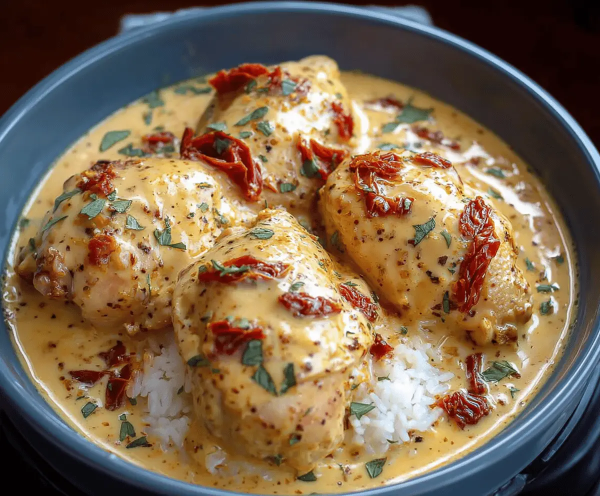 Dump & Go Marry Me Chicken Recipe – Creamy Crockpot Magic!