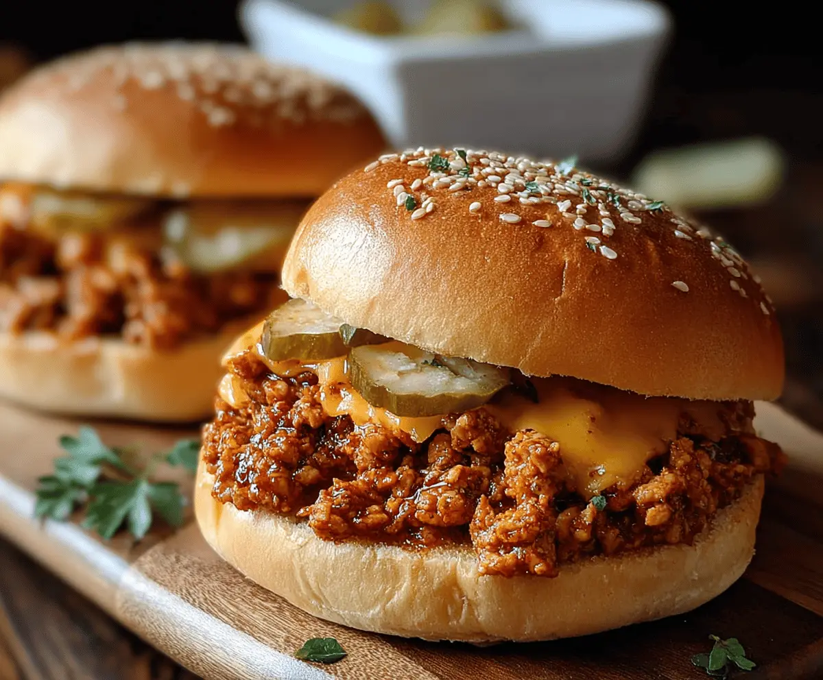 Easy Cajun Chicken Sloppy Joes – Quick & Flavorful Cajun Dinner
