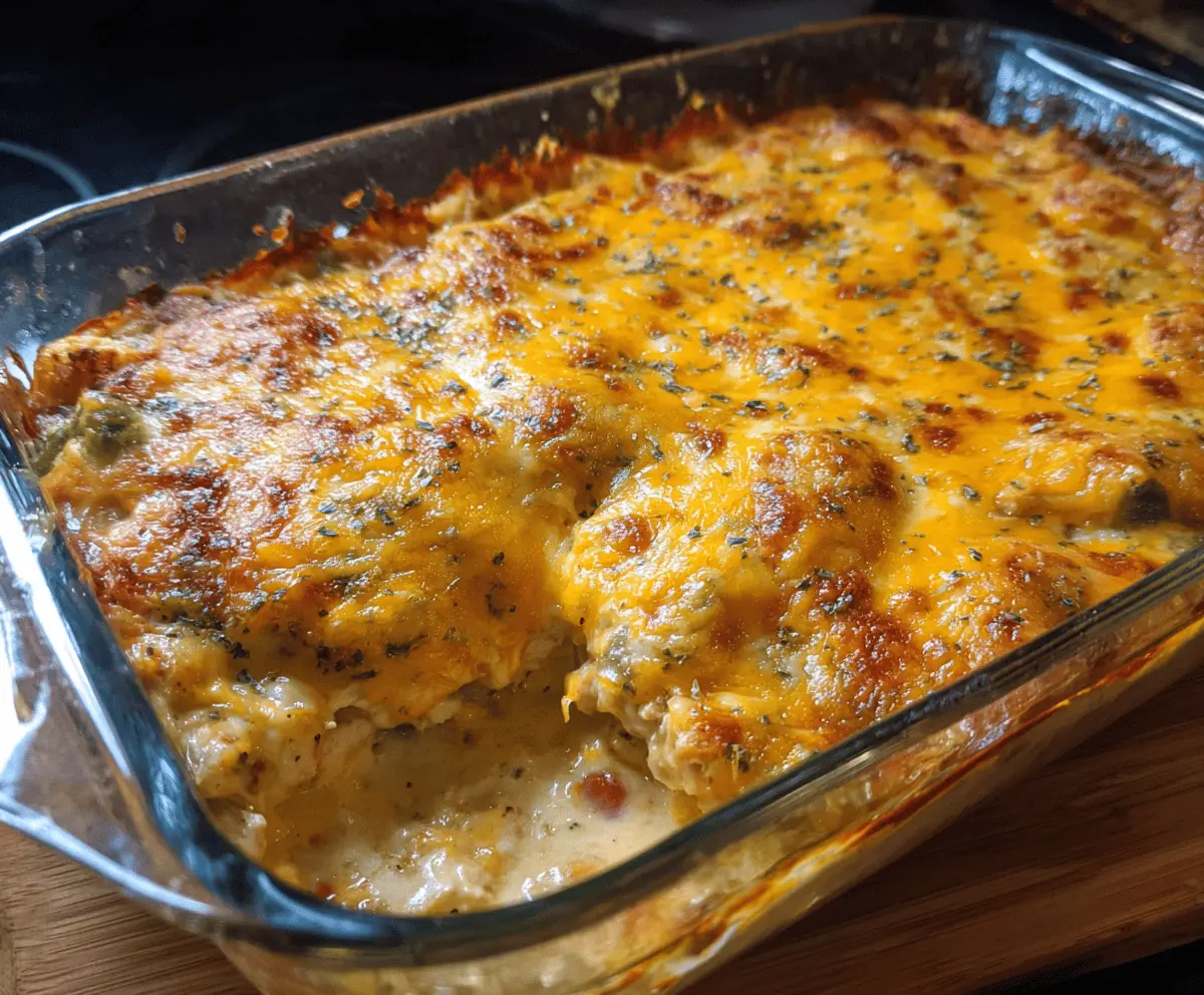 Easy Low Carb Chicken Casserole