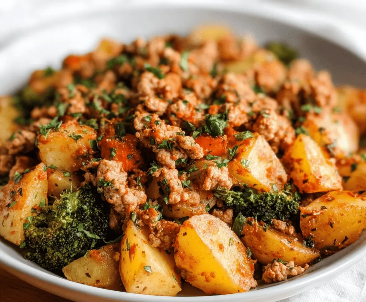 Easy Ground Turkey with Potatoes Recipe for Quick Dinner