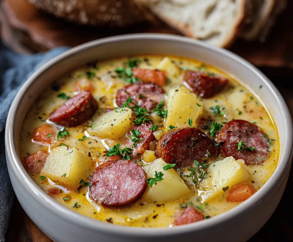 Kielbasa Potato Soup