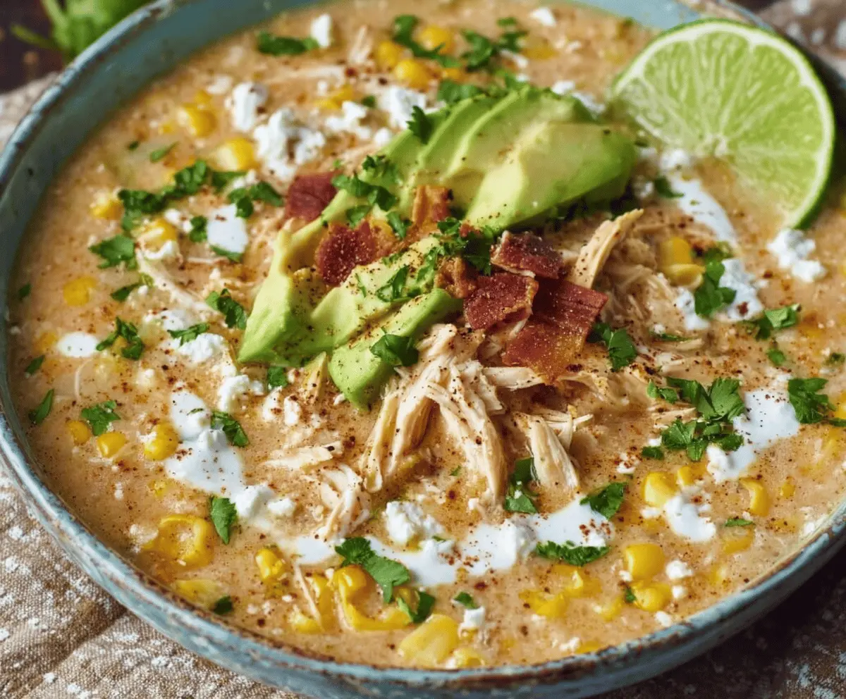 Mexican Street Corn White Chicken Chili