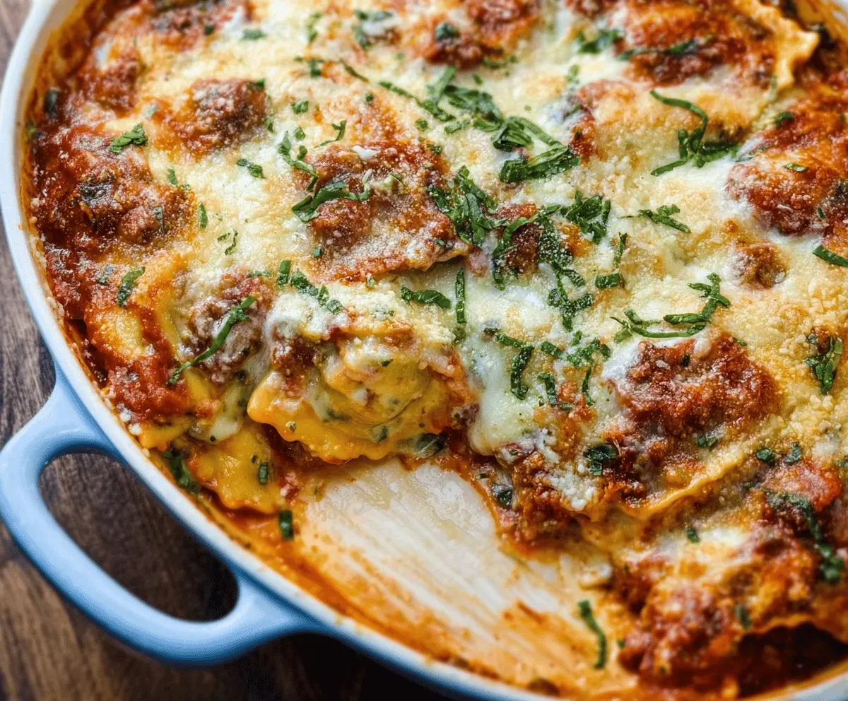 Million Dollar Ravioli C casserole
