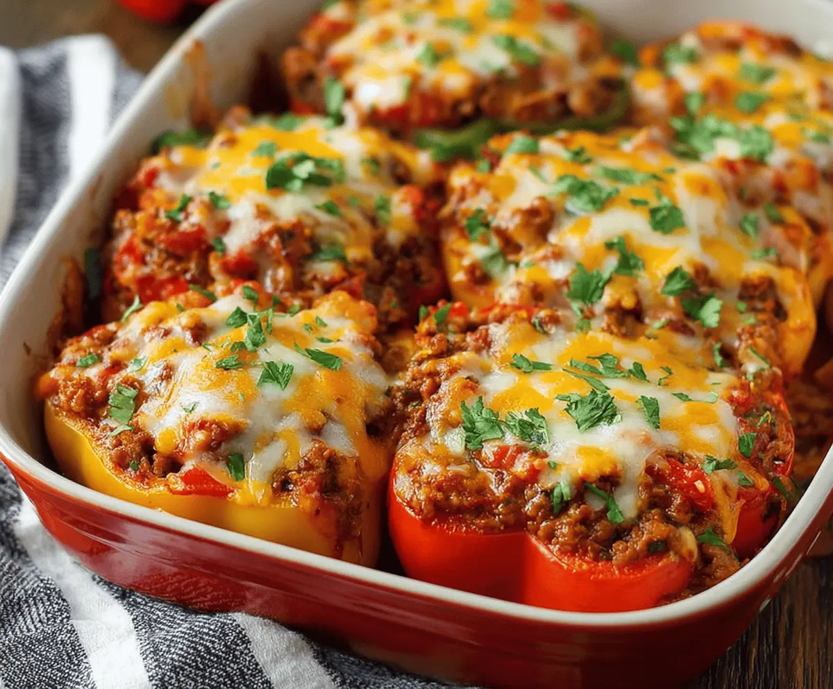 Pioneer Woman Stuffed Pepper Casserole Recipe