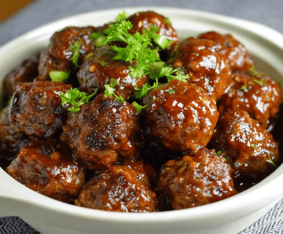 Easy Sweet Chili Meatballs Recipe for Crockpot Dinner