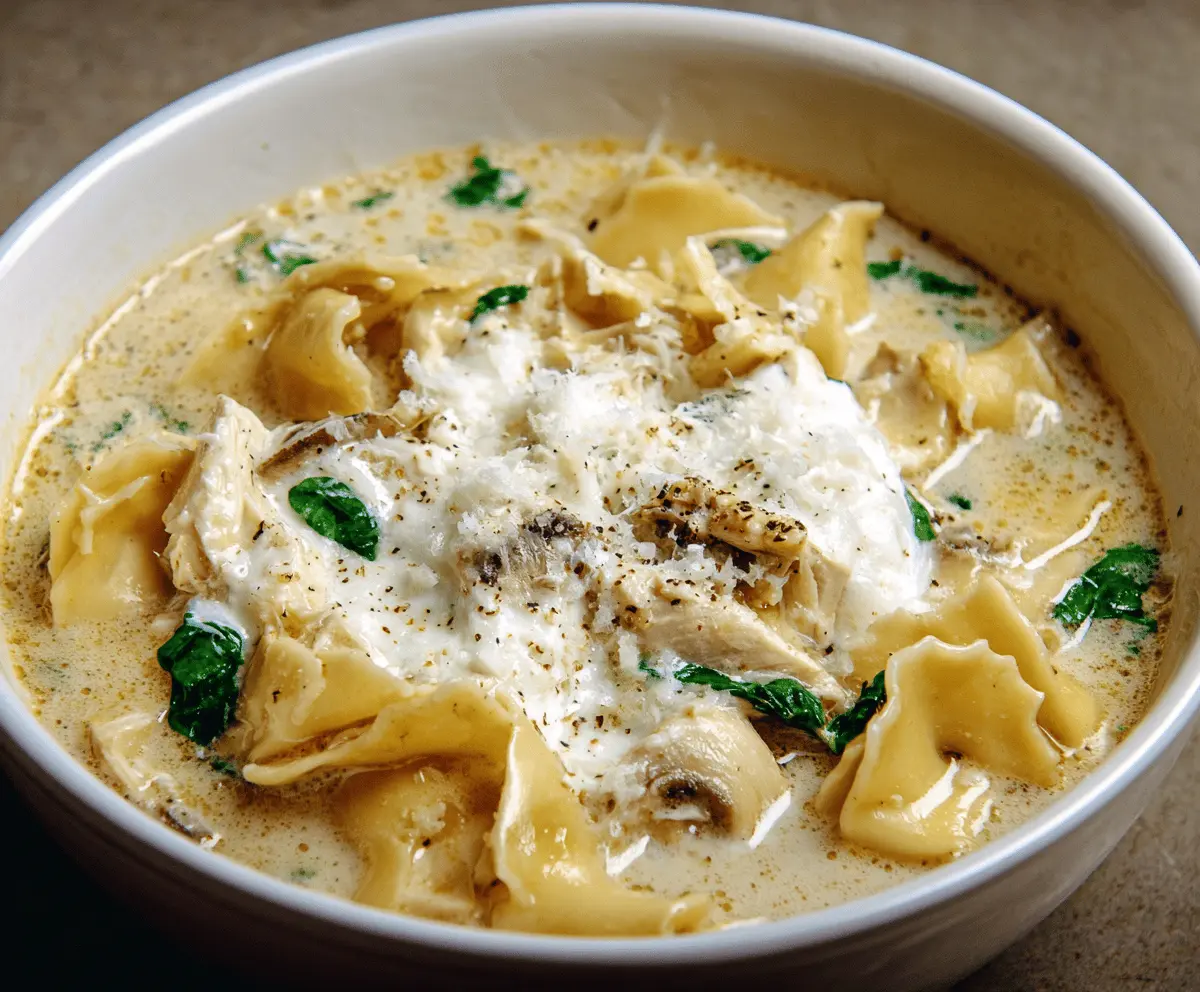 White Lasagna Soup
