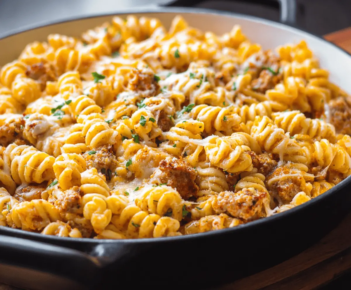 Cheesy Ground Turkey Pasta Recipe – Easy Creamy Comfort Meal