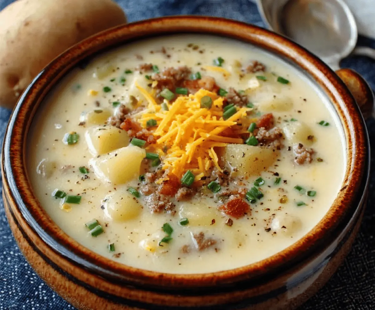 Creamy Classic Loaded Potato Soup Recipe