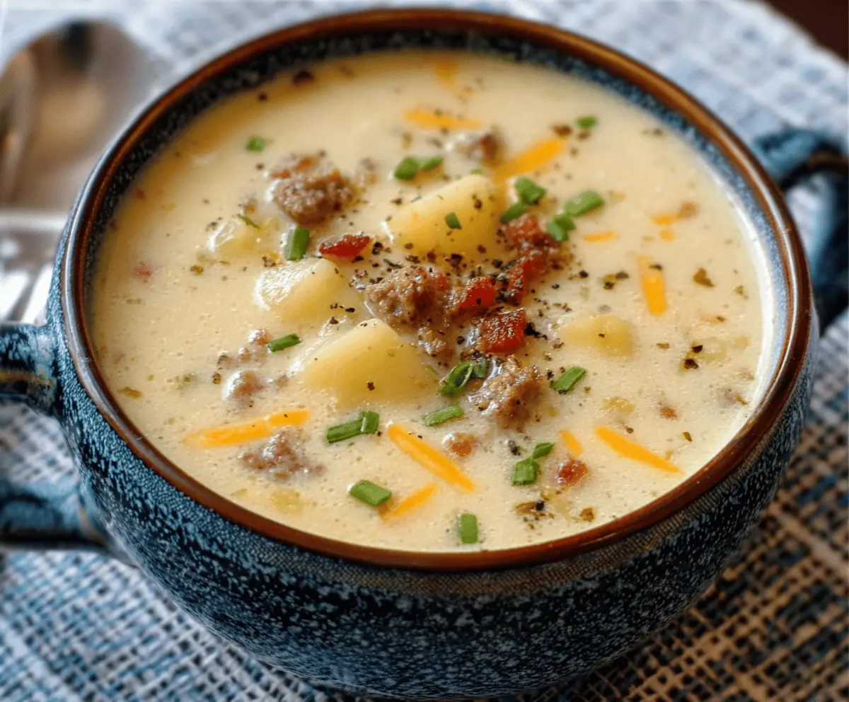 Creamy Classic Loaded Potato Soup Recipe