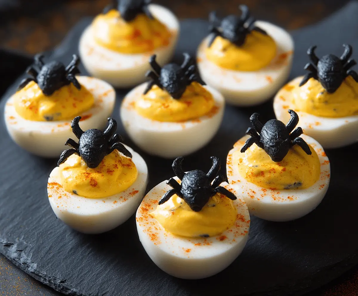 Spooky Creepy Deviled Eggs Recipe – Perfect Halloween Appetizer