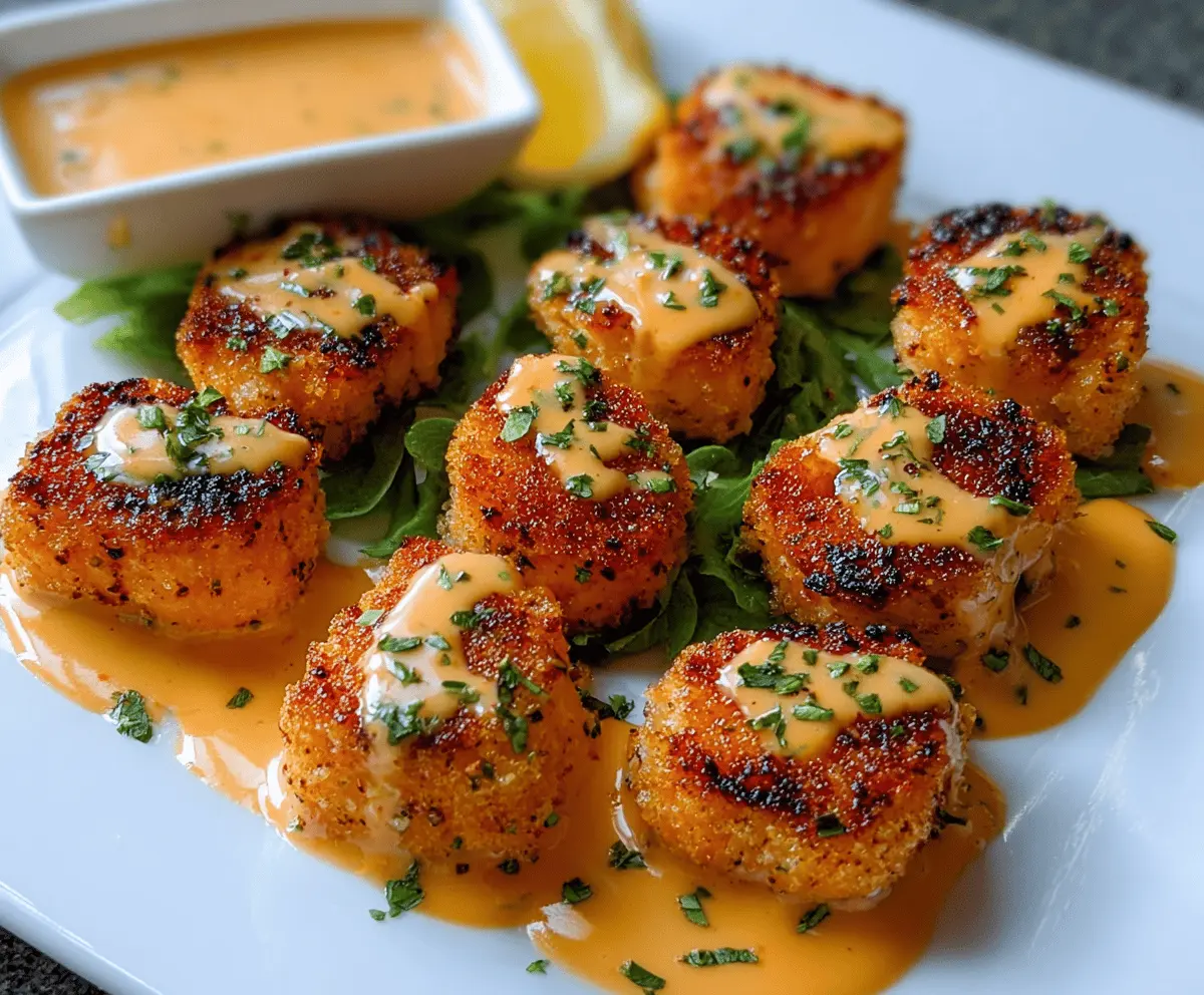 Crispy Bang Bang Salmon Bites – Easy Spicy Appetizer Recipe