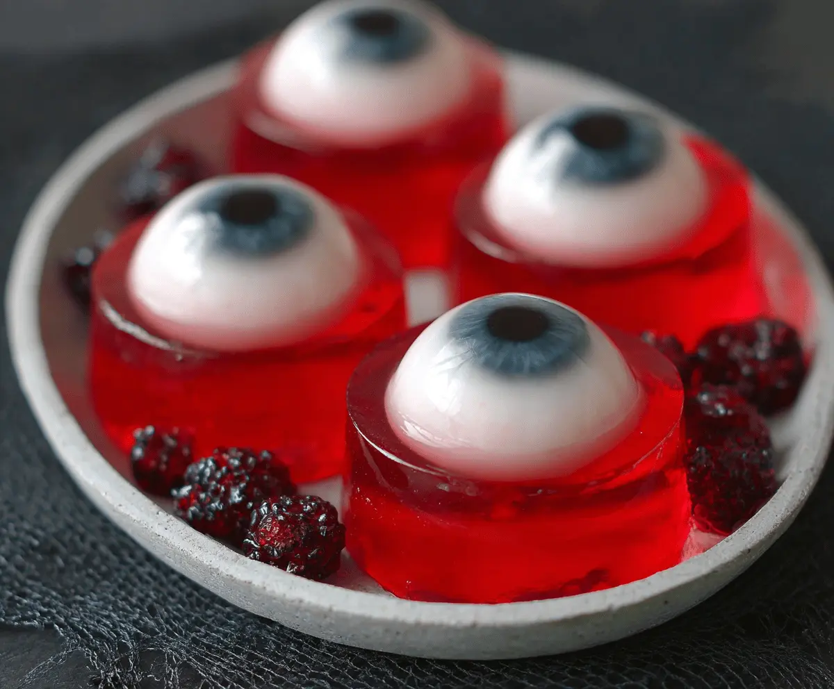 Spooky Halloween Eyeball Jello Shots Recipe
