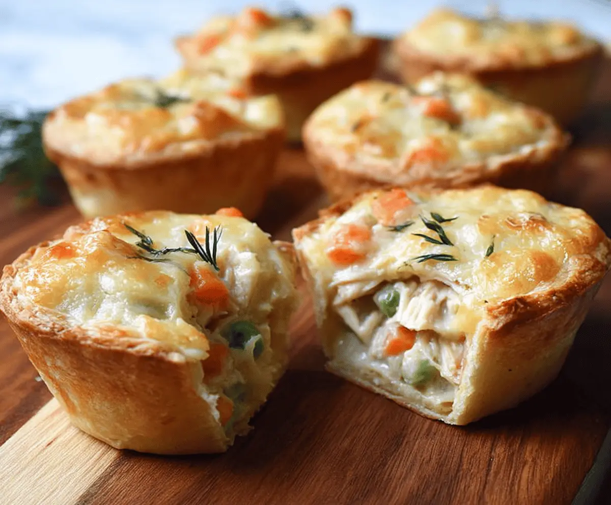 Easy Mini Chicken Pot Pies Recipe for Comfort Food Fans