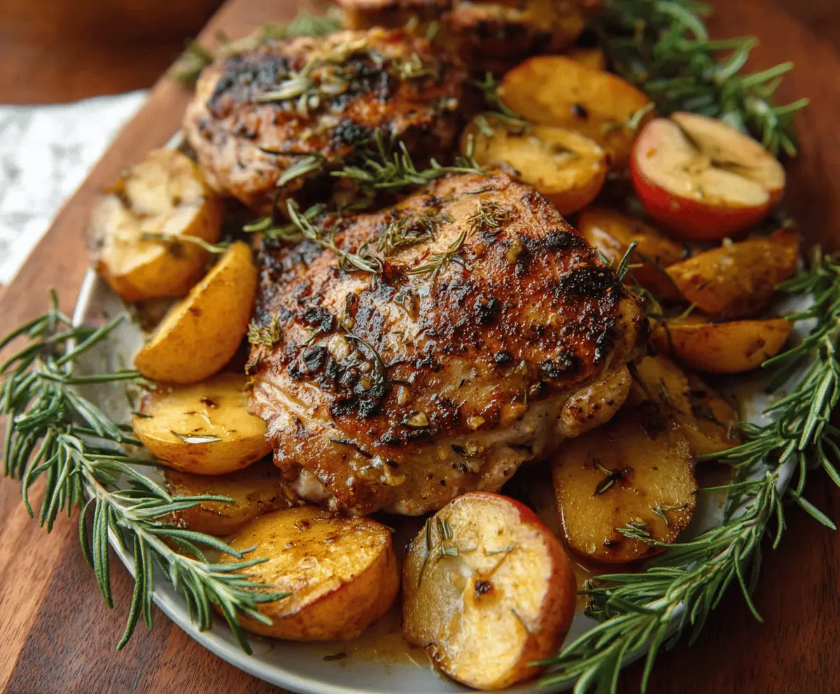 Easy Rosemary Apple Cider Chicken Recipe - Juicy & Flavorful