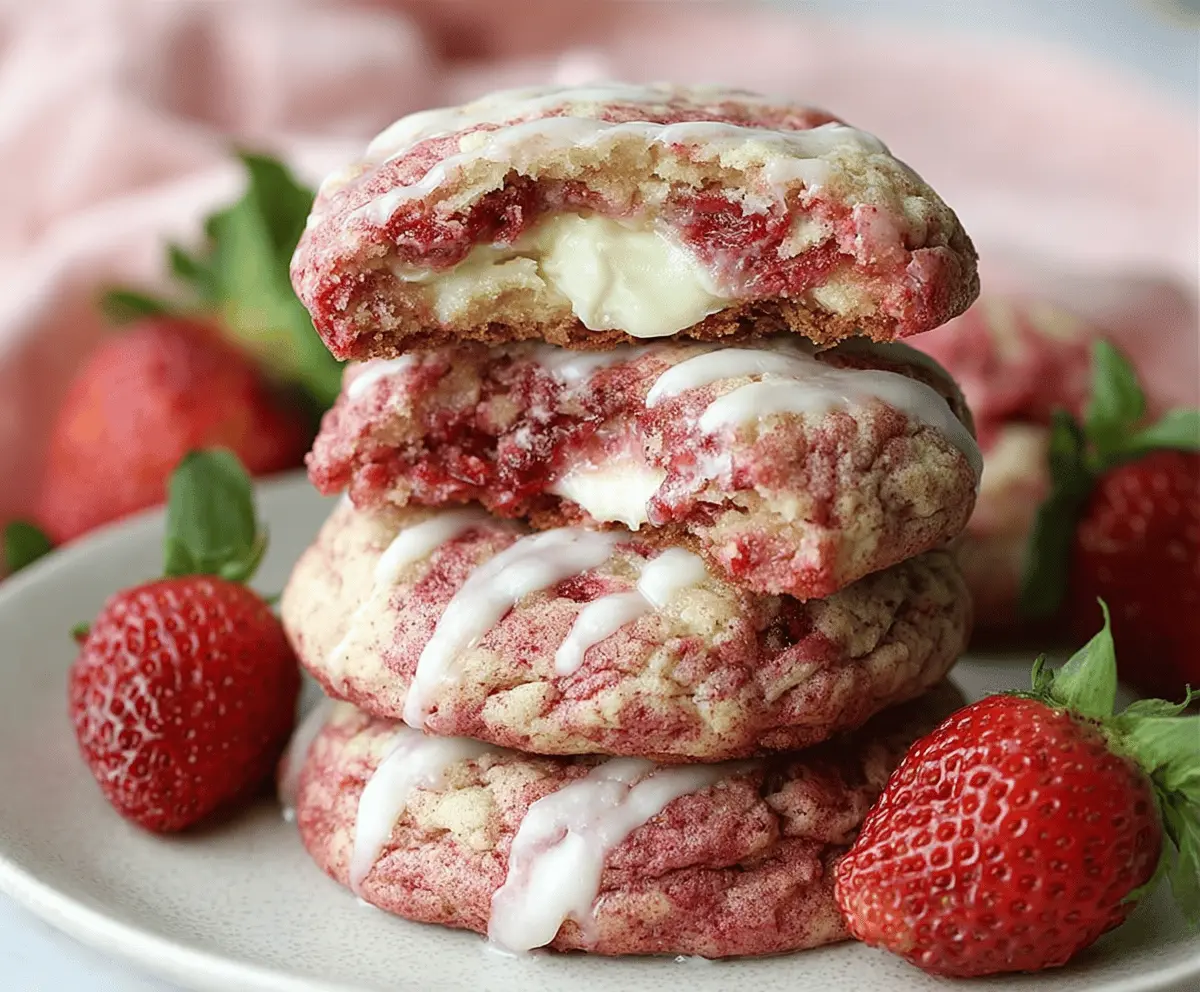 Irresistible Strawberry Cheesecake Cookies Recipe