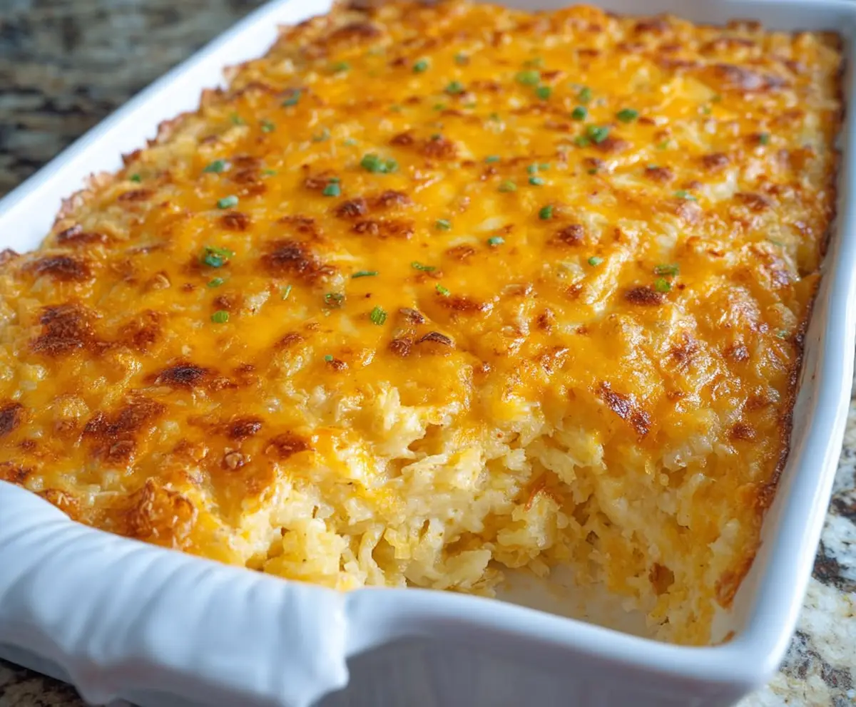 Easy Cheesy Hashbrown Casserole