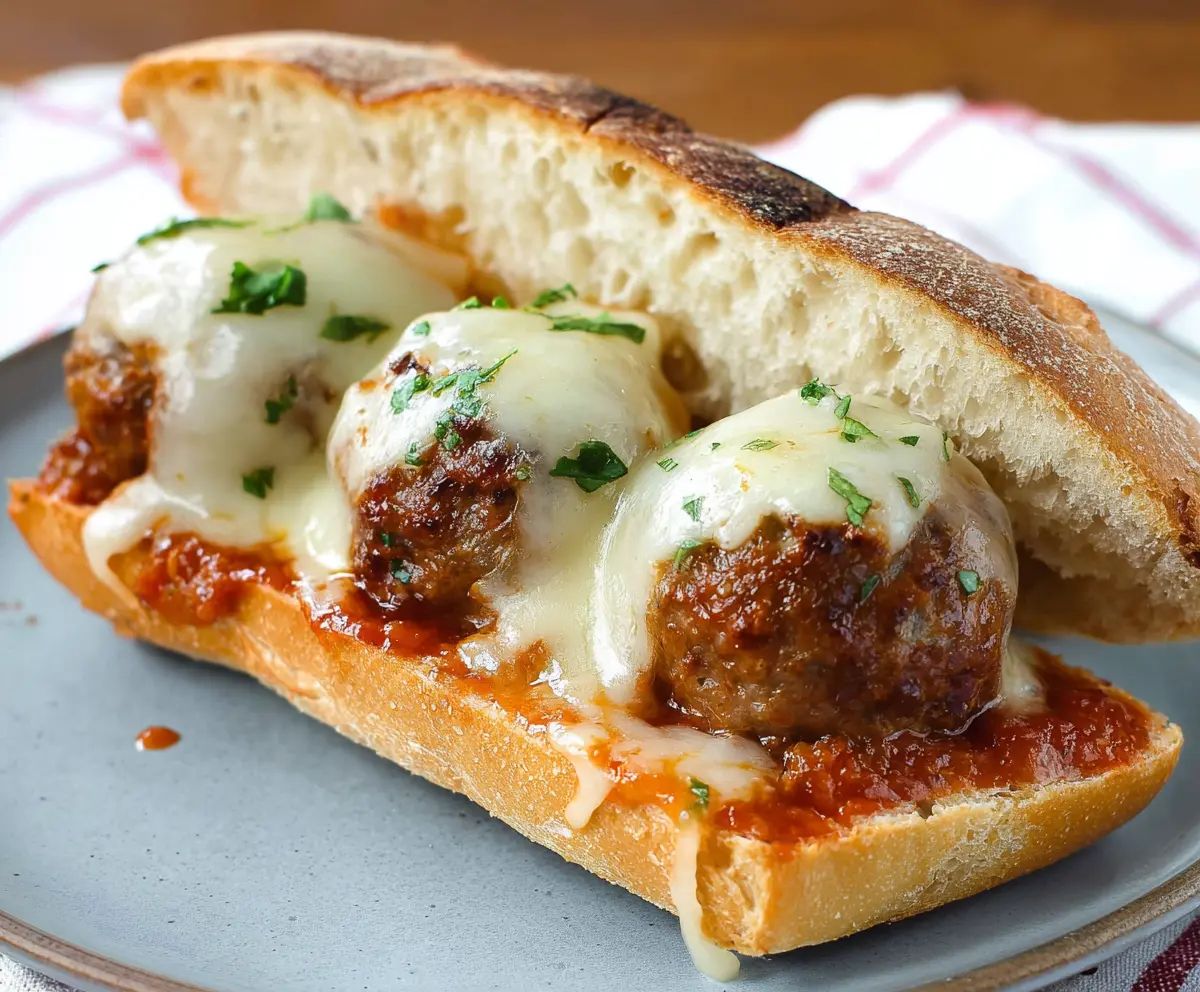 Easy Cheesy Meatball Subs Recipe