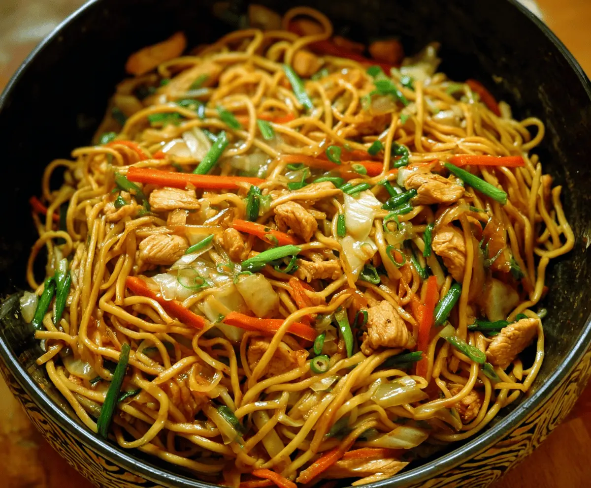 Easy Chicken Chow Mein Recipe