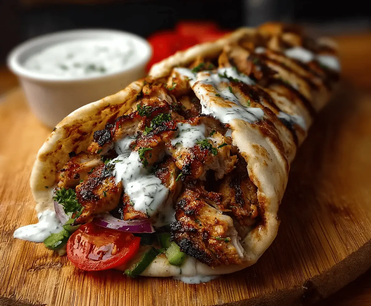 Easy Chicken Shawarma with Garlic Sauce