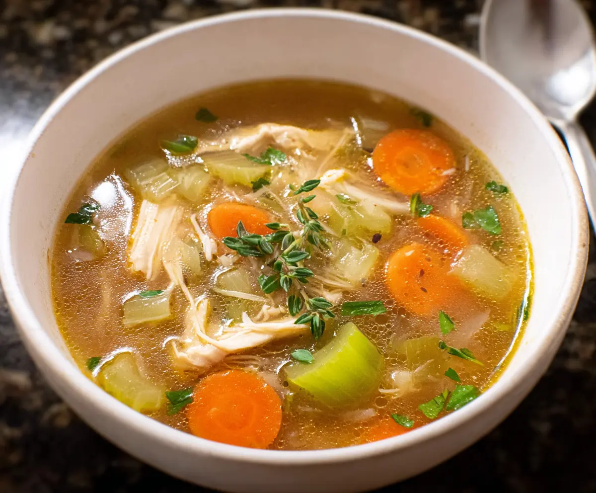 Easy Comfort Chicken Soup Recipe