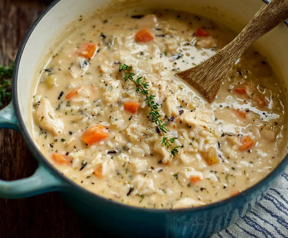 Creamy Chicken Rice Soup Recipe