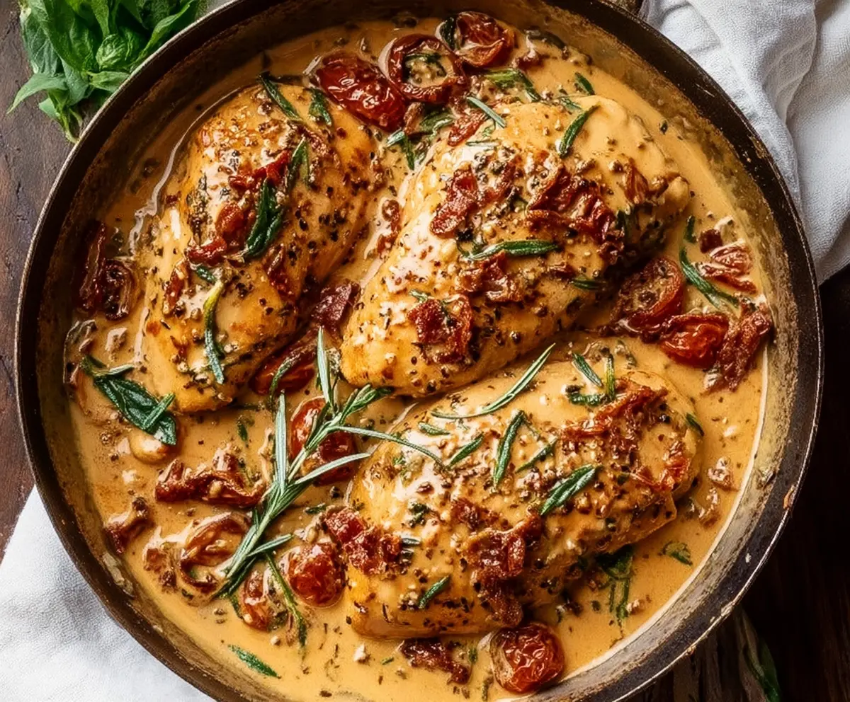 Creamy Tuscan Marry Me Chicken Recipe