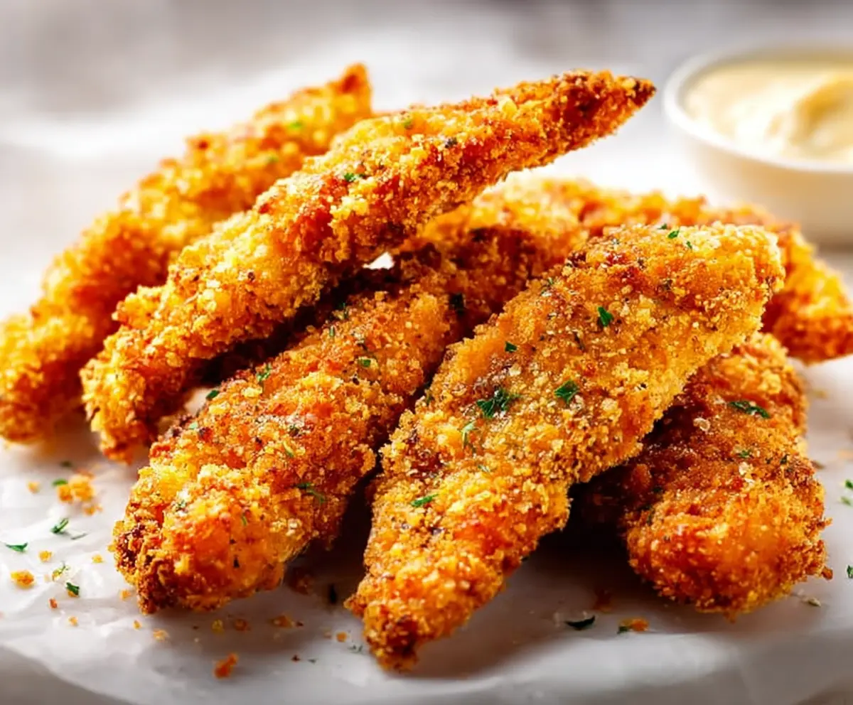 Crispy Homemade Baked Chicken Tenders