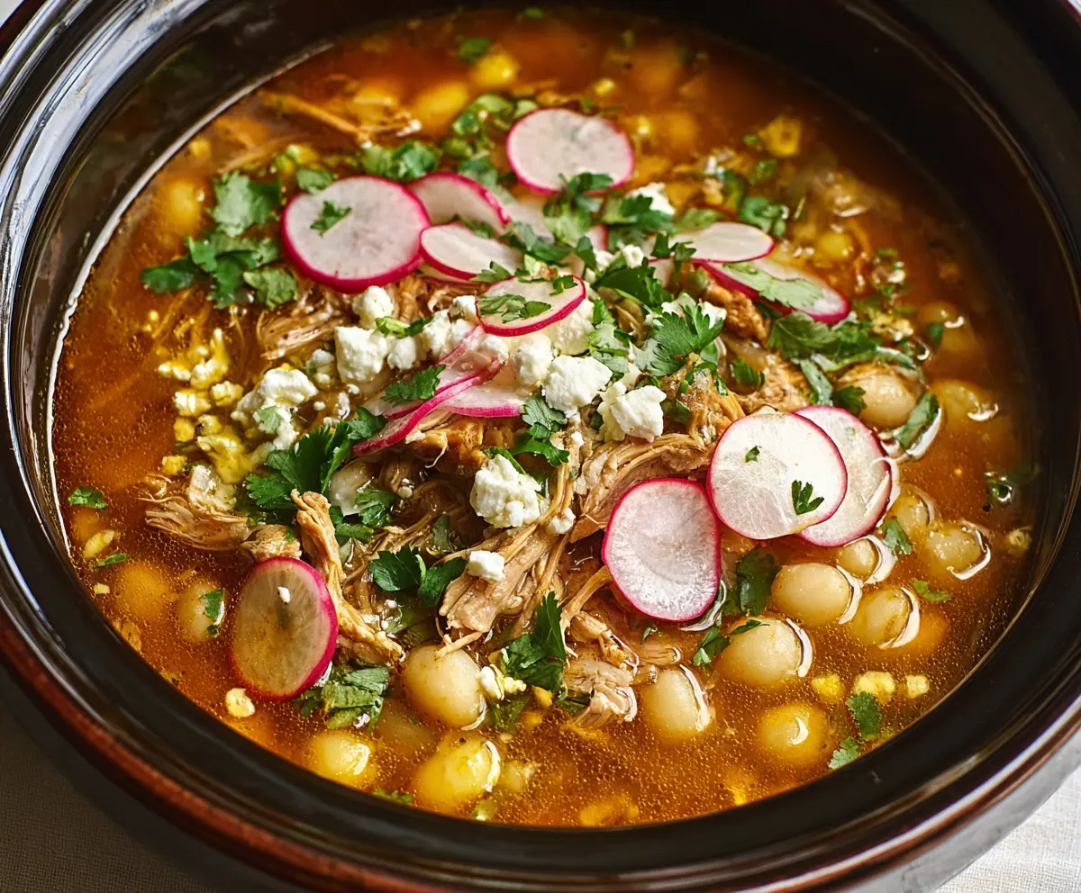 Easy Crockpot Pozole Recipe