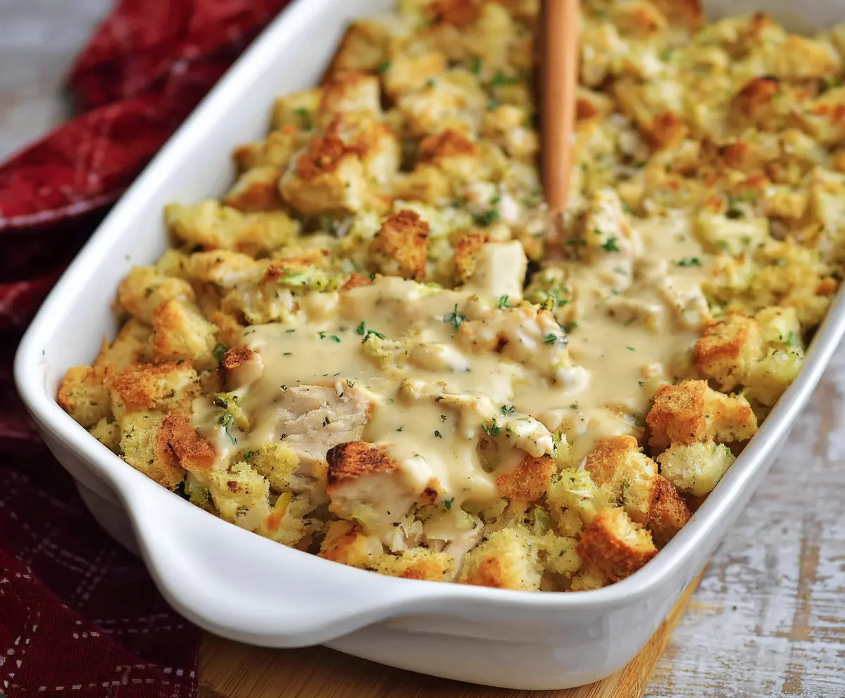 Easy Chicken Stuffing Bake Recipe