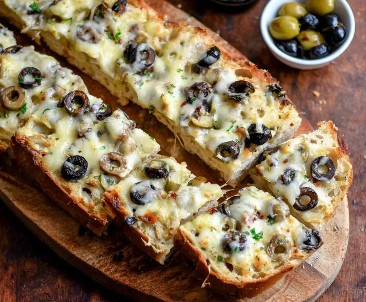 Easy Olive Cheese Bread Recipe
