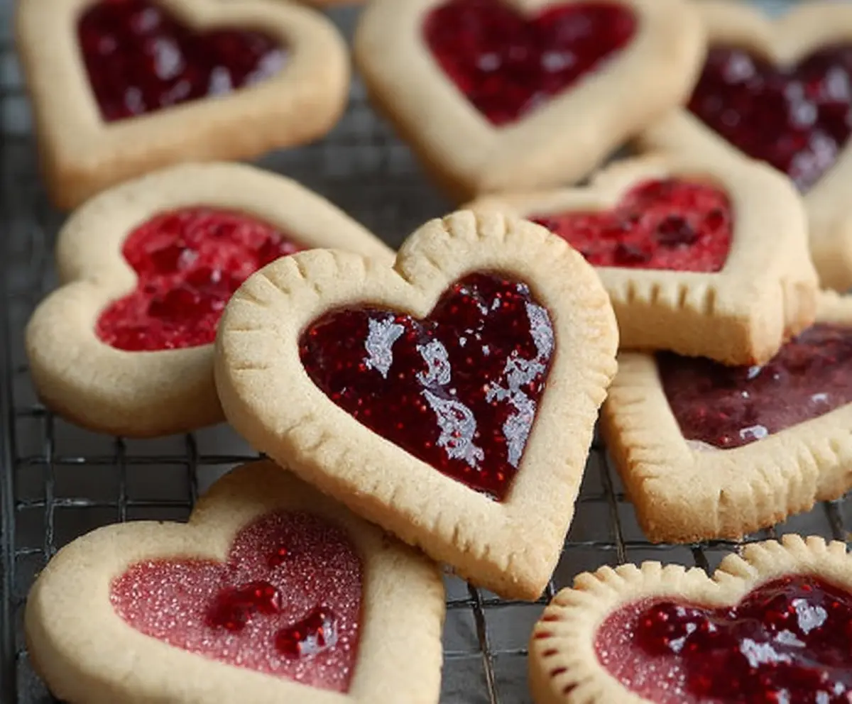 Heart Jam Valentine Cookies Recipe