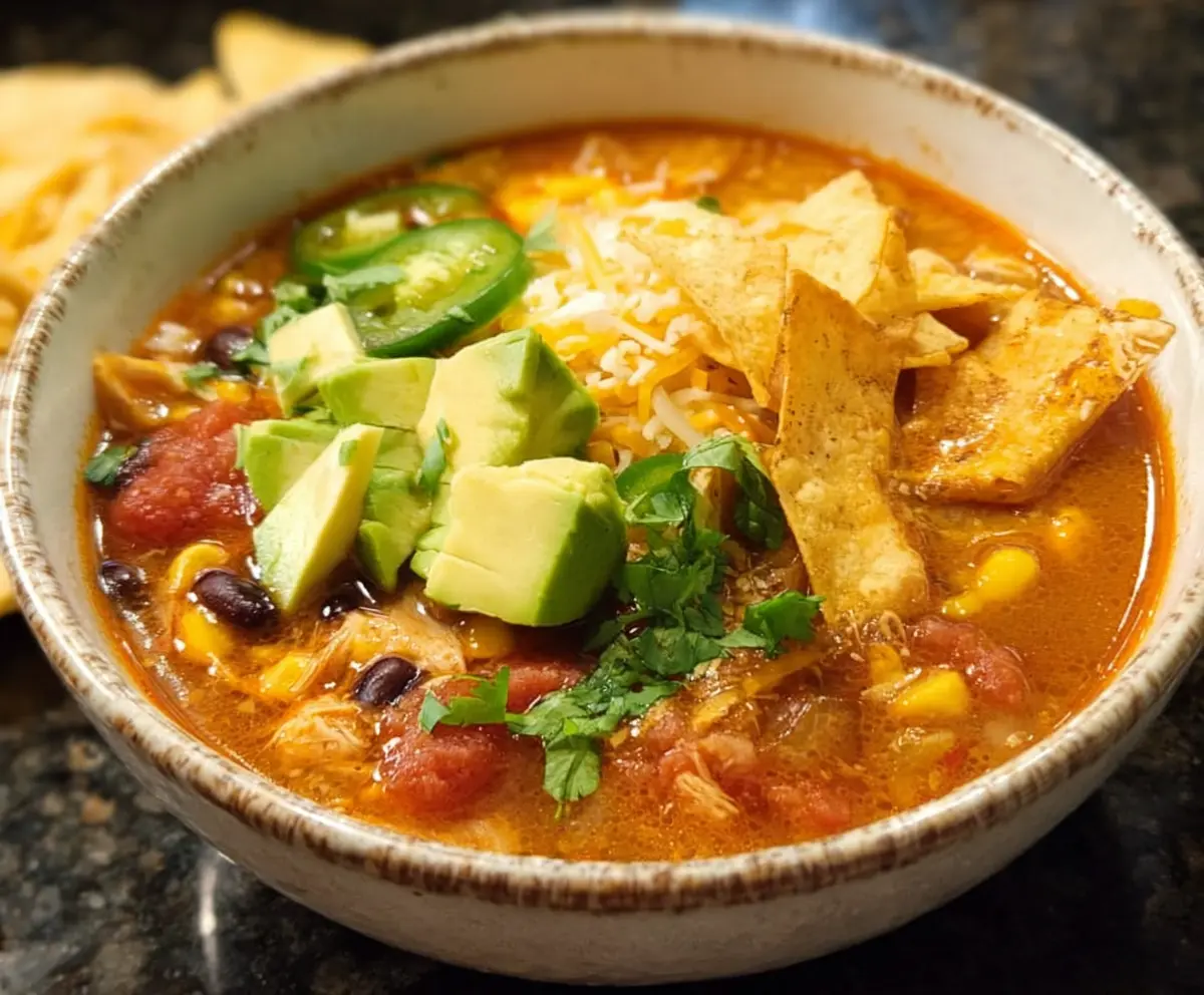 Easy Homemade Tortilla Soup Recipe