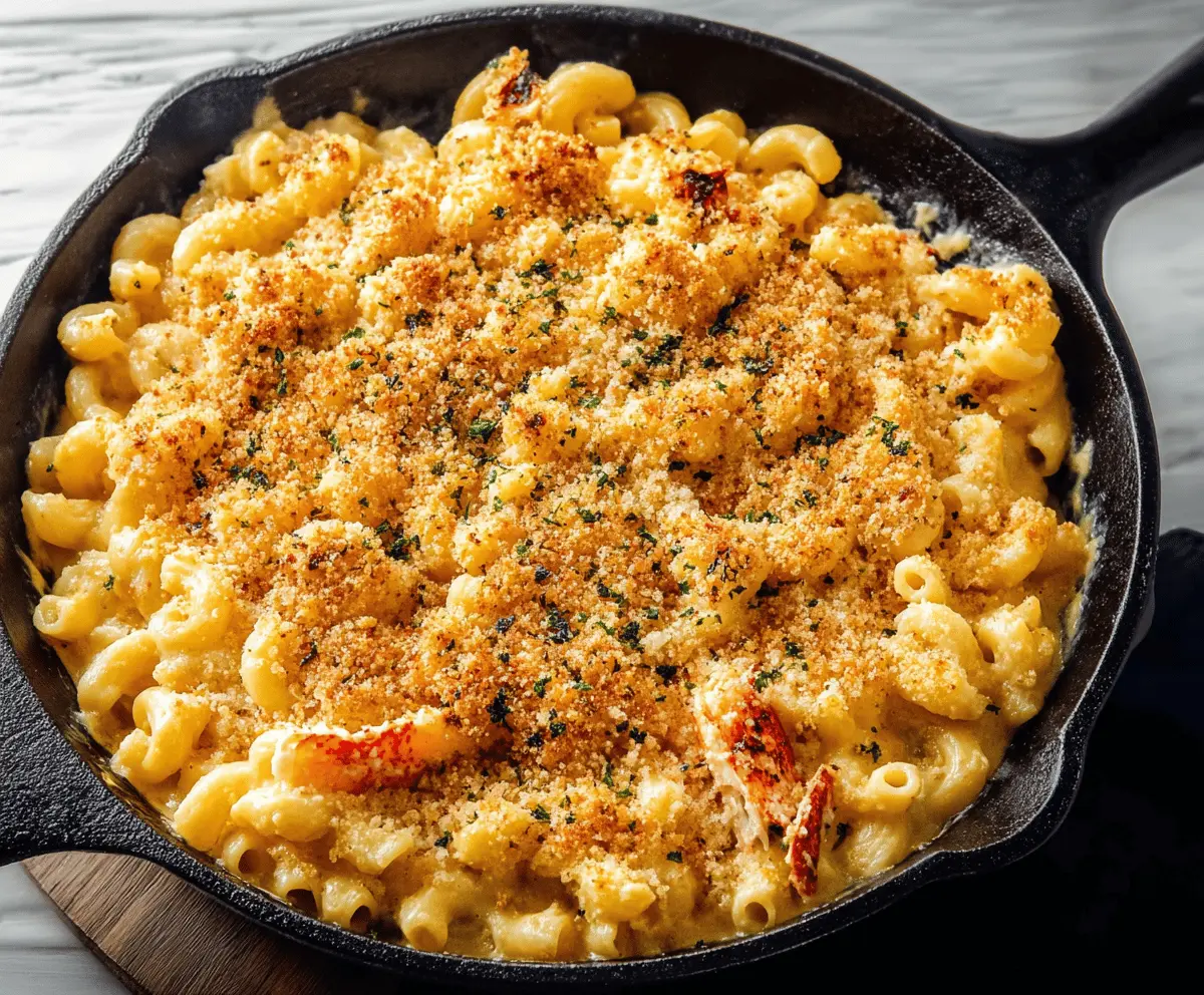 Creamy Lobster Mac and Cheese